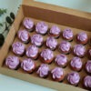 paars cupcakes mini