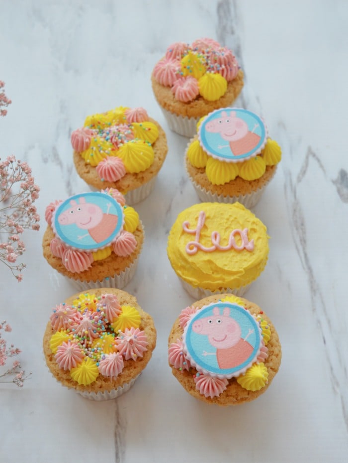 peppa big cupcakes